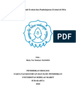 Perkembangan Studi Evolusi Dan Pembelajaran Evolusi Di SMA