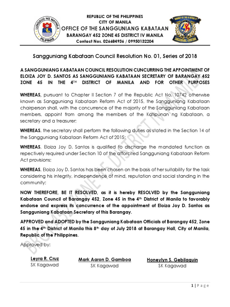 sk-resolution-1-secretary-pdf-government-information-government