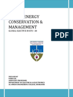 Me 482 ENERGY CONSERVATION AND MANAGENET Text Book Prepared by Faris KK FOR KTU S8
