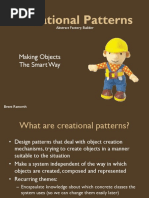 Creational Patterns: Making Objects The Smart Way