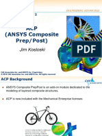 ACP (ANSYS Composite Prep/Post) : Jim Kosloski