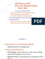 Sally Dawson, BNL Introduction To The Standard Model TASI, 2006