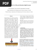 Recycled Materials in Rigid Pavements Review