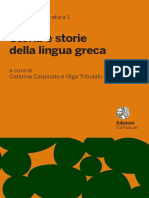 Storia e Storie Delle Lingua Greca