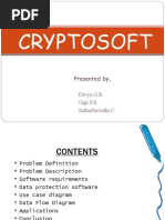 Cryptosoft: Divya G.R. Gigi P.S. Sethuparvathi C