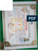 Sat Certificate