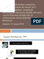 SOSIALISASI PERATURAN WALIKOTA BENGKULU NOMOR 48 TAHUN 2017