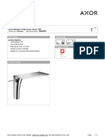 AXOR Product Specification 2018-11-27