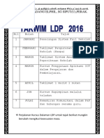 Takwim LDP 2016