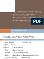 Musyawarah Masyarakat Desa Dunguswiru