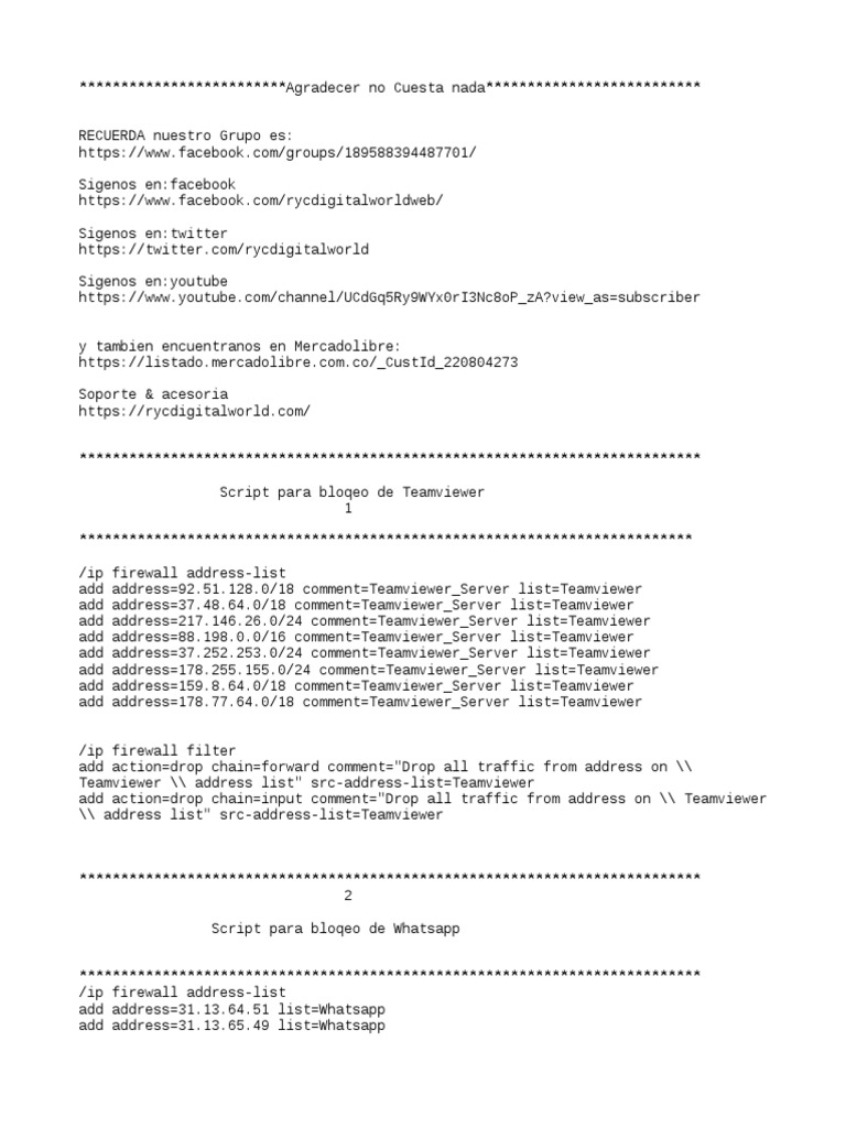 TeamViewer Blocking Script Guide | PDF | Firewall (Computing ...