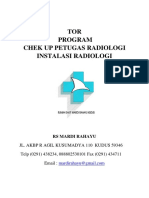 Tor Chek Up Petugas Radiologi