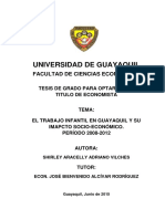 Tesis Trabajo Infantil en Guayaquil y Su Impacto Socio-económico