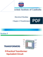National Polytechnic Institute of Cambodia: Electrical Machine Chapter 2 Transformers