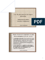 Parte Comun - Seguridad y Salud - Ley de Prevencion - Diapositivas