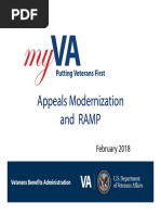 RAMP Rapid Appeals Modernization Program 2018