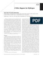 CO2 Activation of Olive Bagasse for Hydrogen Storage