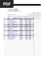 Gantt-Chart Week 5