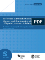 Reformas Al Derecho Comercial. Algunas Modifcaciones Introducidas Por El Código Civil y Comercial de La Nación