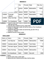 SQL Exercises 061006