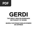 Marele Dictionar Englez Roman de Expresii 1 PDF