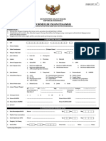 Formulir Isian Pegawai 2018