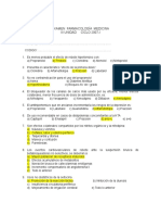 2007 Iexamen de Farmacologia III Unidad 1