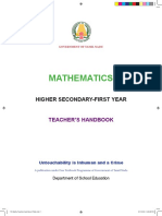 11th Maths Teachers Hand Book - FINAL