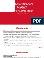 Planejamento na Administração Pública