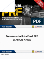 Treinamento Rota Final PRF - Claiton Natal