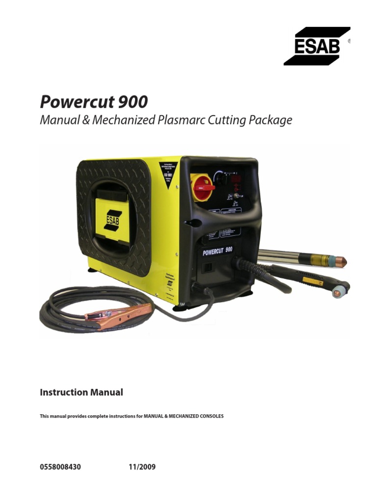 Powercut 900 Manual | PDF | Welding | Construction