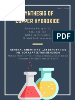 Synthesis of Copper Hydroxide-3