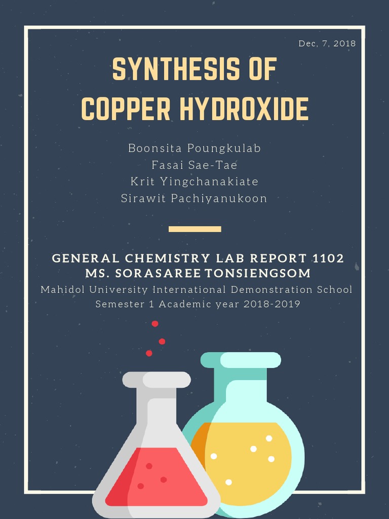 synthesis of copper hydroxide3 Stoichiometry Unit Processes Free 30day Trial Scribd