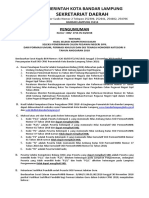 Pengumuman Hasil SKD Kota Bandar Lampung PDF