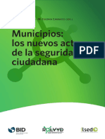 Municipios Los Nuevos Actores de La Seguridad Ciudadana PDF