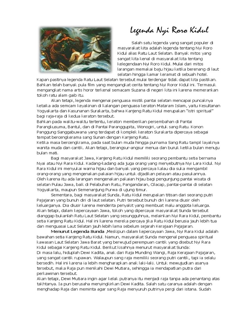 Legenda Nyi Roro Kidul