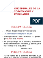 Bases Conceptuales de La Psicopatología y La Psiquiatría