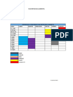 Horarios de Atencion de Paleontologia PDF