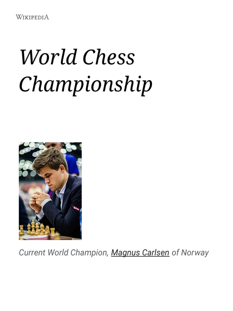 World Chess Championship 1978 - Wikipedia