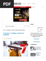 O Número 7 Na Bíblia