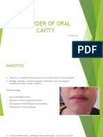 Disorder of Oral Cavity
