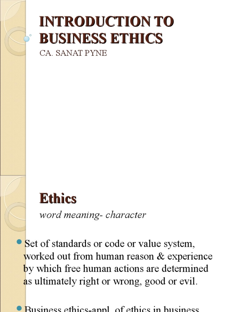 Understanding Business Ethics Essentials | PDF | Morality ...