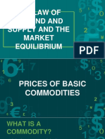 The Law of Demand and Supply and The Market Equilibrium