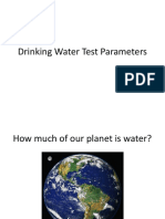 Drinking Water Test Parameters