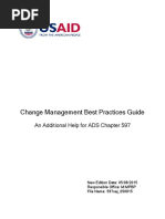 Change Management Best Practices Guide: An Additional Help For ADS Chapter 597