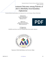 Adherence and Treatment Outcomes among Patients of Depression with Co-Morbidity from Kandahar, Afghanistan