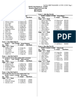 White Division Heat Sheets