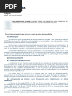 Georreferenciamento de Imóveis Rurais e Ação Demarcatória