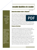 21 Indispensible Qualities of A Leader - Maxwell.EBS - PDF