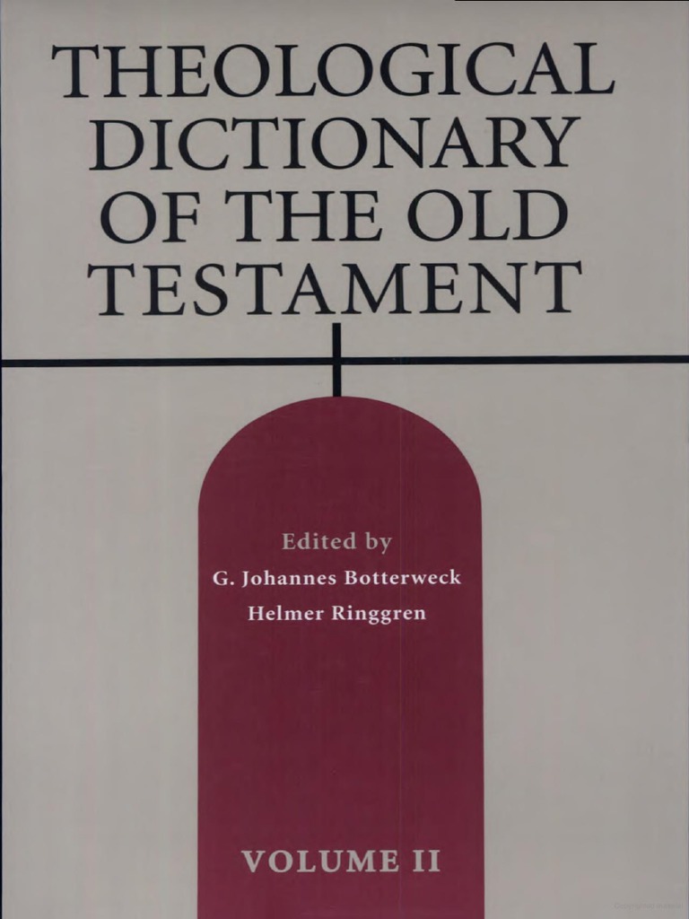 Theological Dictionary of The Old Testament Vol 02 PDF